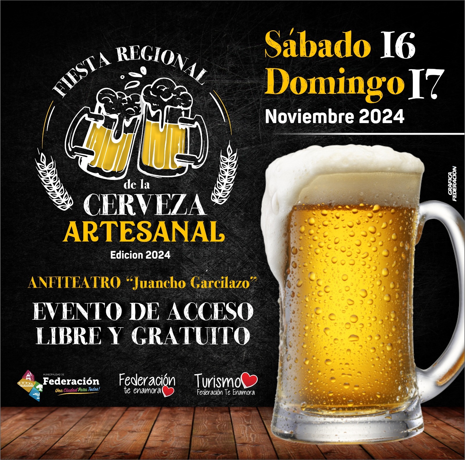 🍻🍺Se viene una nueva edición de la Fiesta de la Cerveza Artesanal – 2024 🍻🍺