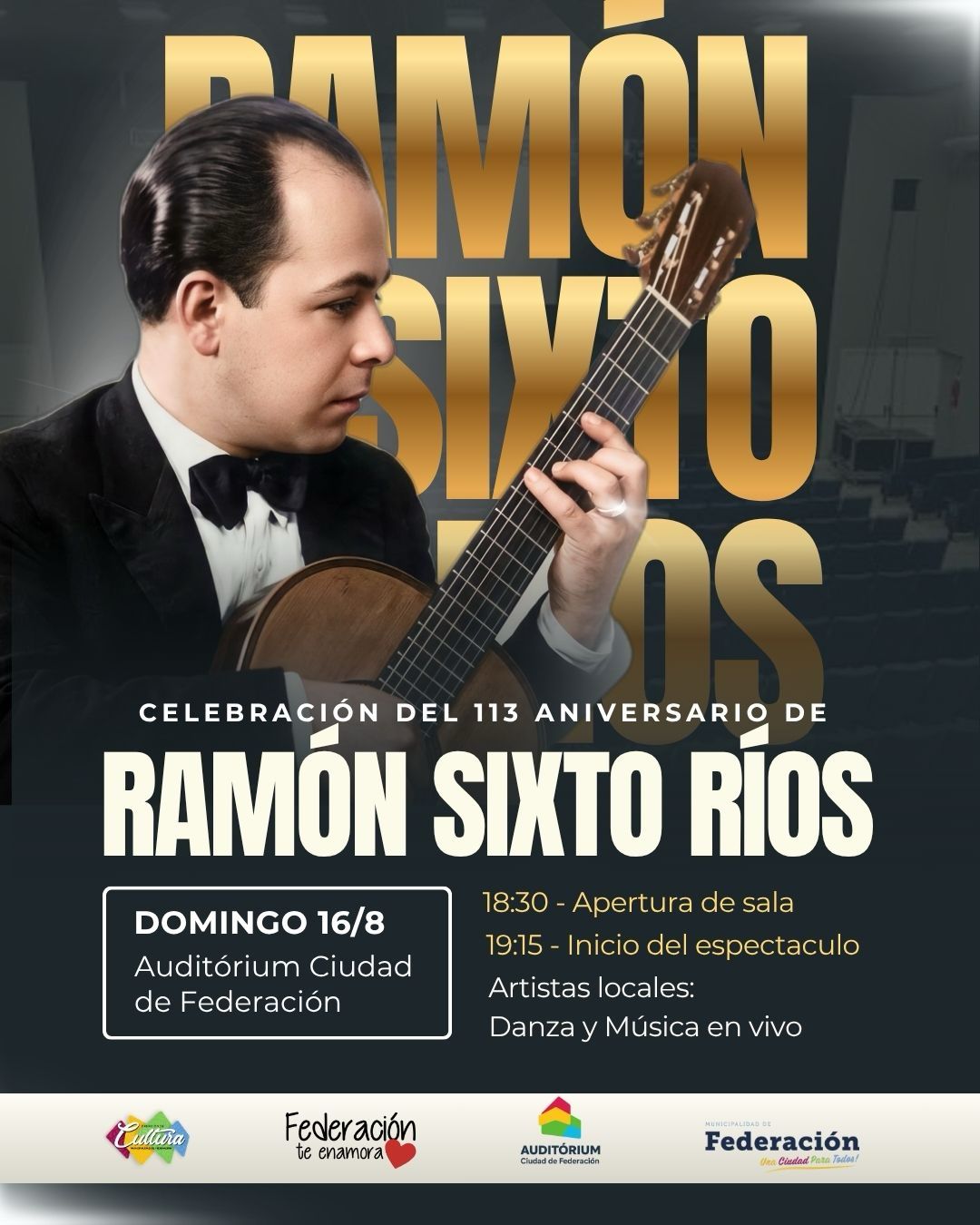 🎶 113° Aniversario del nacimiento de Ramón Sixto Ríos